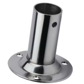 Lalizas 95882 - Round Base, W/Inclination 90°, Stainless Steel 316, Ø25mm