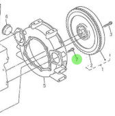 Nanni Diesel 970310881 - Flange Bolt for Flywheel Assembly