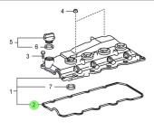 Nanni Diesel 970316125 - Cylinder Head Cover Gasket for T4 Series Engines