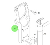 Steyr 2180163-1 - Bracket for Mechanical Oil Suction Pump for SE164E40 Engines