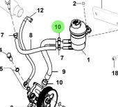 Bukh 57587-34900 - Clip for S270J Power Steering