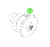 Steyr 2178819-0 - Adapter Unit for Volvo Stern Drive 26 Teeth