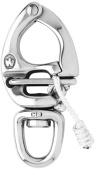 Wichard HR Quick Release Snap Shackle - With Swivel Eye - Length: 70 mm