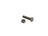 Talamex DIN 933 Hexagon Bolts with Hex Nuts AISI 316 Stainless Steel