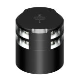 Lopolight 301-011KL+012G2-B - Navigation Light 5NM 225° White, Masthead With 2NM 360° White, Black