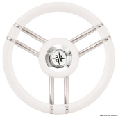 Osculati 45.178.13 - Apollo Steering Wheel Stainless Steel+polyurethane Ø350mm white