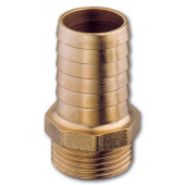 Brass Male Hose Connector – Male Thread x Hose Tail, 1/8" to 3"