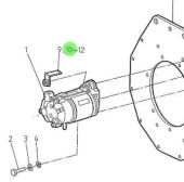 Nanni Diesel 970119140 - Socket Head Bolt for Flywheel Assembly