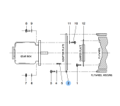 Vetus CT50021 - Flange for Coupling Type HSW 710 A