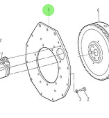Nanni Diesel 970302643 - Flywheel Rear End Plate for Nanni Marine Engines