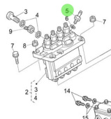 Nanni Diesel 970314799 - Air Bleeder Screw for N4.85 and N4.100 Engines