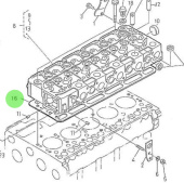 Nanni Diesel 970307911 - Cylinder Head Gasket for 5.280HE Engines