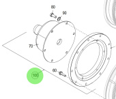 Steyr Z002066-5 - Coupling Kit for Mercury Bravo Stern-Drive on Steyr Engines