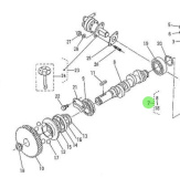 Nanni Diesel 970512122 - Fuel Pump Camshaft for 4.110HE Engines