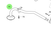 Steyr 2177724-1 - Oil Suction Pipe Assembly for Steyr Engine Lubrication Systems