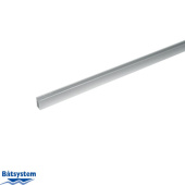 Båtsystem 9540-AluS - Aluminum Profile, Silver, For Midi Sleeve LED Strip, 1000mm