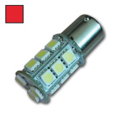 Hollex LED Bay15D 10-30V 2.5W Red 18 LEDs