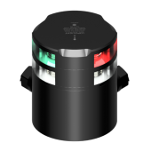 Lopolight 201-007-IR-S-B TB - Navigation Light 2NM Tricolor W/IR Strobe W/IP68 Base & Conn