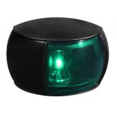 Hella NaviLED Compact - Starboard, Black Shroud, Clear Lens