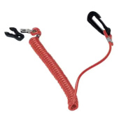 Nuova Rade 28138 - Set Kill Switch Key With Coil Lanyard For Mariner/Suzuki/Johnson/HI Strokes