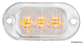 Osculati 13.181.00 - Polycarbonate Courtesy Light 3 LEDs No Metal Ring