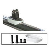 Makefast 0886C - Nylon Adaptor For Tube 25 mm Incl. Bolts (Curved Plate)