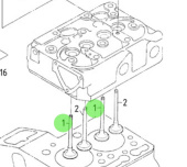Nanni Diesel 970313910 - Inlet Valve for N2.14 and N3.21 Engines