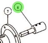 Jabsco 28427-0001 - Shaft Extension for S200 Series