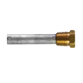 Tecnoseal TEC-SD2 - Sen-Dure Pencil Anode Ø 9,5 L. 44 Complete With Brass Plug Th. 1/4'' NPT