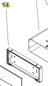 Isotherm SGC00460AA – Evaporator Plastic Cover with Caps for FL115 Freeline 115 Elegance Fridge