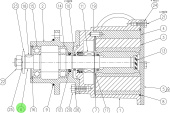 Jabsco 17536-0000 - Shaft Kit