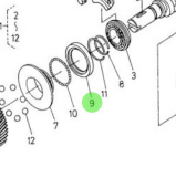 Nanni Diesel 970303929 - Governor Ball Case for Injection Pump Camshaft