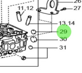 Nanni Diesel 970312015 - Cylinder Head Freeze Plug Cap
