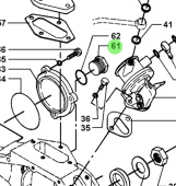 Bukh 009R2015 - 3/4 in BSP Pipe Plug for DV36 and DV48 Engines