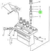 Nanni Diesel 970303972 - Fuel Injection Delivery Valve for 4.330TDI and 4.340TDI Engines