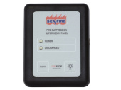 SeaFire 131-400 - Fire Extinguishing Monitoring Panel, Rectangular