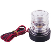 Allpa Anchor Light, 12v/8w, 360°, Black Plastic Housing With A Clear Lens