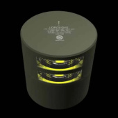 Lopolight 301-113ST-B - 3Nm 135° Yellow Towing Light Double Horizontal Black