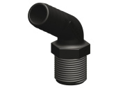 TruDesign Black 120° Long Thread Hose Tail Fittings BSP