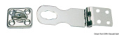 Osculati 38.441.12 - Stainless Steel peak hasp 64x29 mm