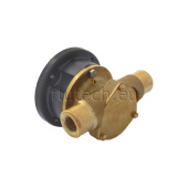 Jabsco 50005-00-8413 - BG 005 Flexible Bronze Impeller Pump with Flange Adapter, 9,5mm (3/8") BSP Threaded Ports, NIT
