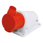 CEE Red Surface Mounted Socket IP44 5P-32A-380V