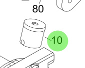 Steyr 2205719-0 - Lock Nut for Steyr M160068 Engines