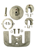 Allpa Aluminum Anode Kit Navalloy, Bravo-1, 1988 - Present