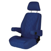 Helmsman's Seat Bach Fabric Blue Without Base