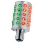 LED Navigation Replacement Bulbs 10-30V, Green/Red