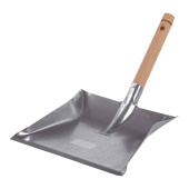 Dustpan Galvanized Steel Heavy 22x23 cm