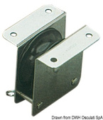 Osculati 55.240.03 - Stainless Steel Recess Block 2Pulleys 25x8