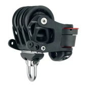 Harken 6242 - 45mm Aluminum Element Triple Block Swivel, Cam Cleat