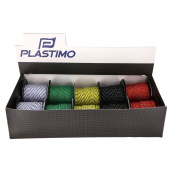 Plastimo 10 Mini Spools 16-Plait Braided Polyester Lanyard Ø3 mm, 20 m